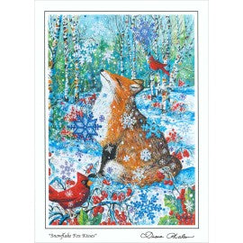 Note Card - Snowflake Fox