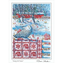 Note Card - Snowy Owl Visitor