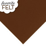 OESD Favorite Felt Dark Brown 8"x12" 2pk
