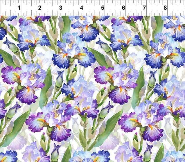 Decoupage - Iris - Purple