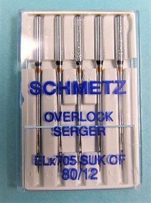 Serger ELX Chrome Ballpoint 80/12 5pk