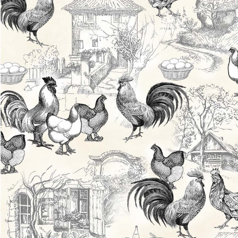 Early to Rise - Free Range Toile