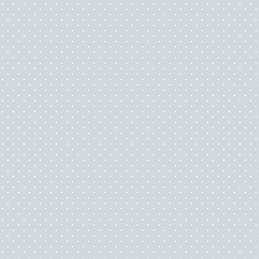 Flannel Dots - Baby Blue