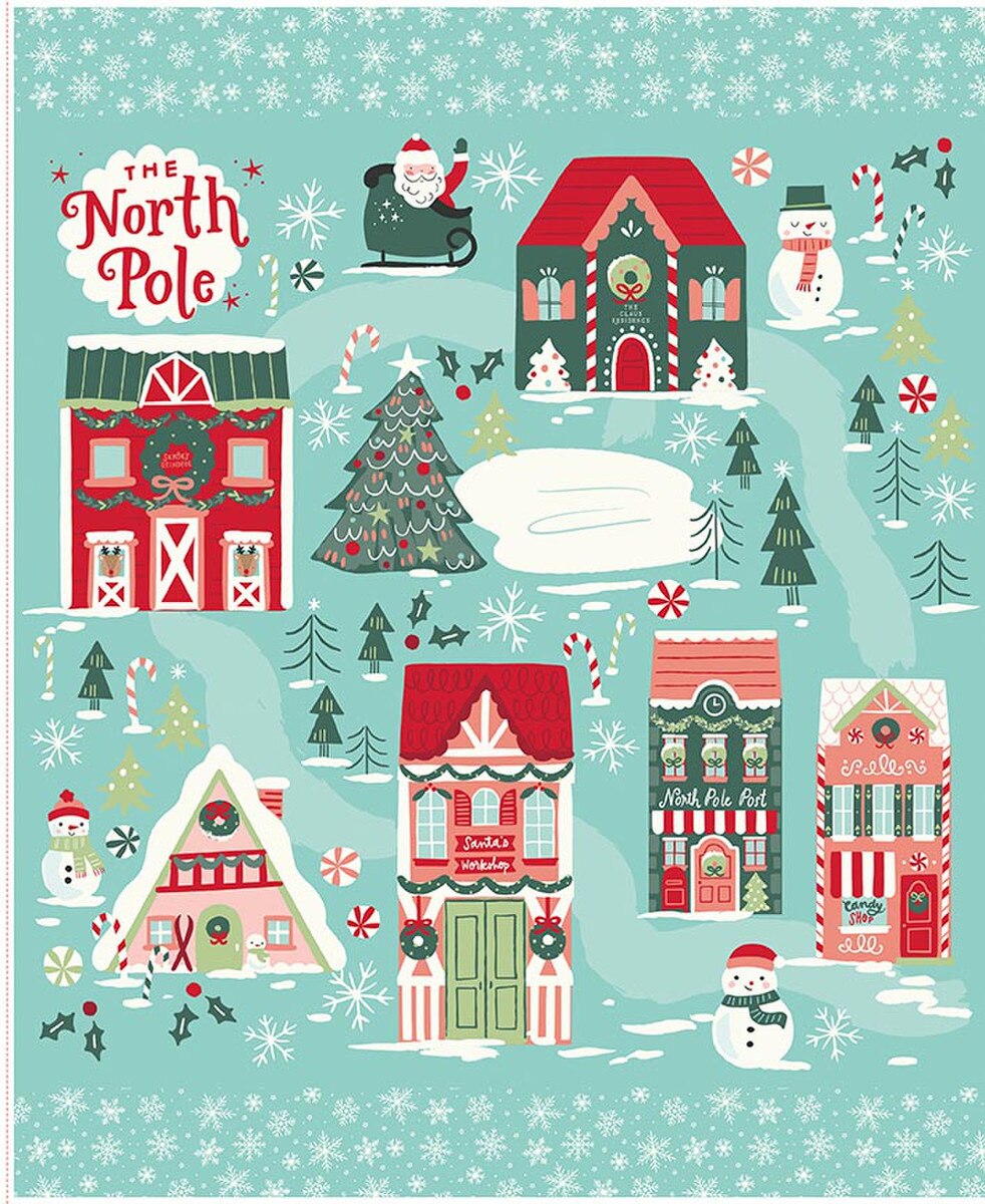 The North Pole Flannel - Panel