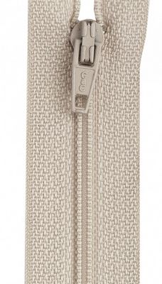 All-Purpose Polyester Coil Zipper 14in Ecru