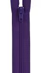 All-Purpose Polyester Coil Zipper 14in Purple