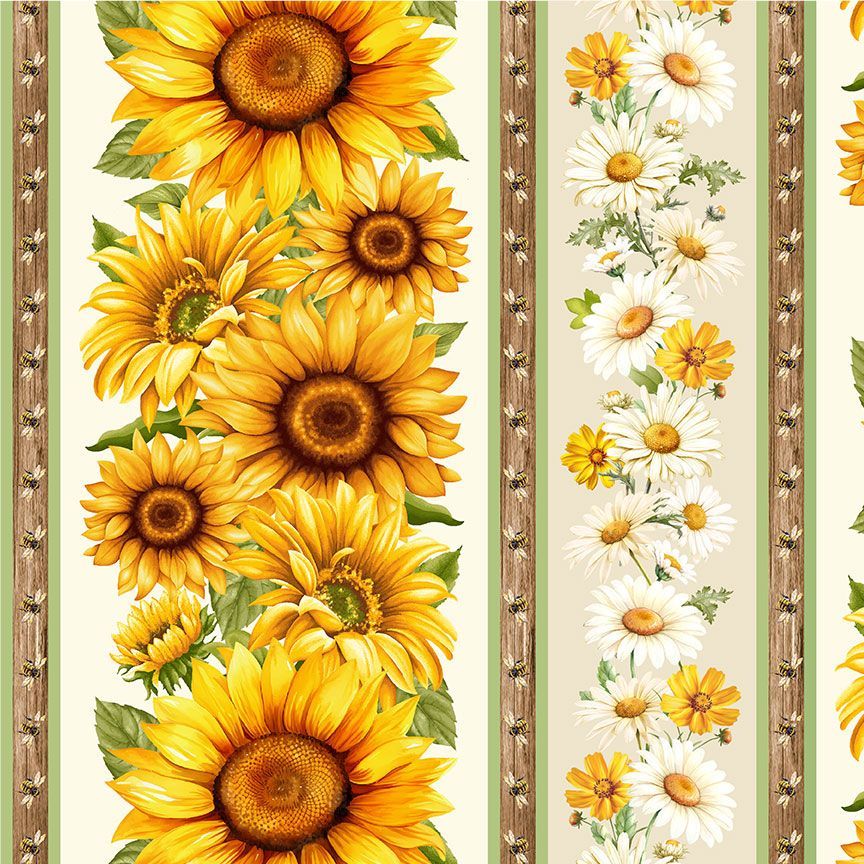 Sunflower Stripe 11"