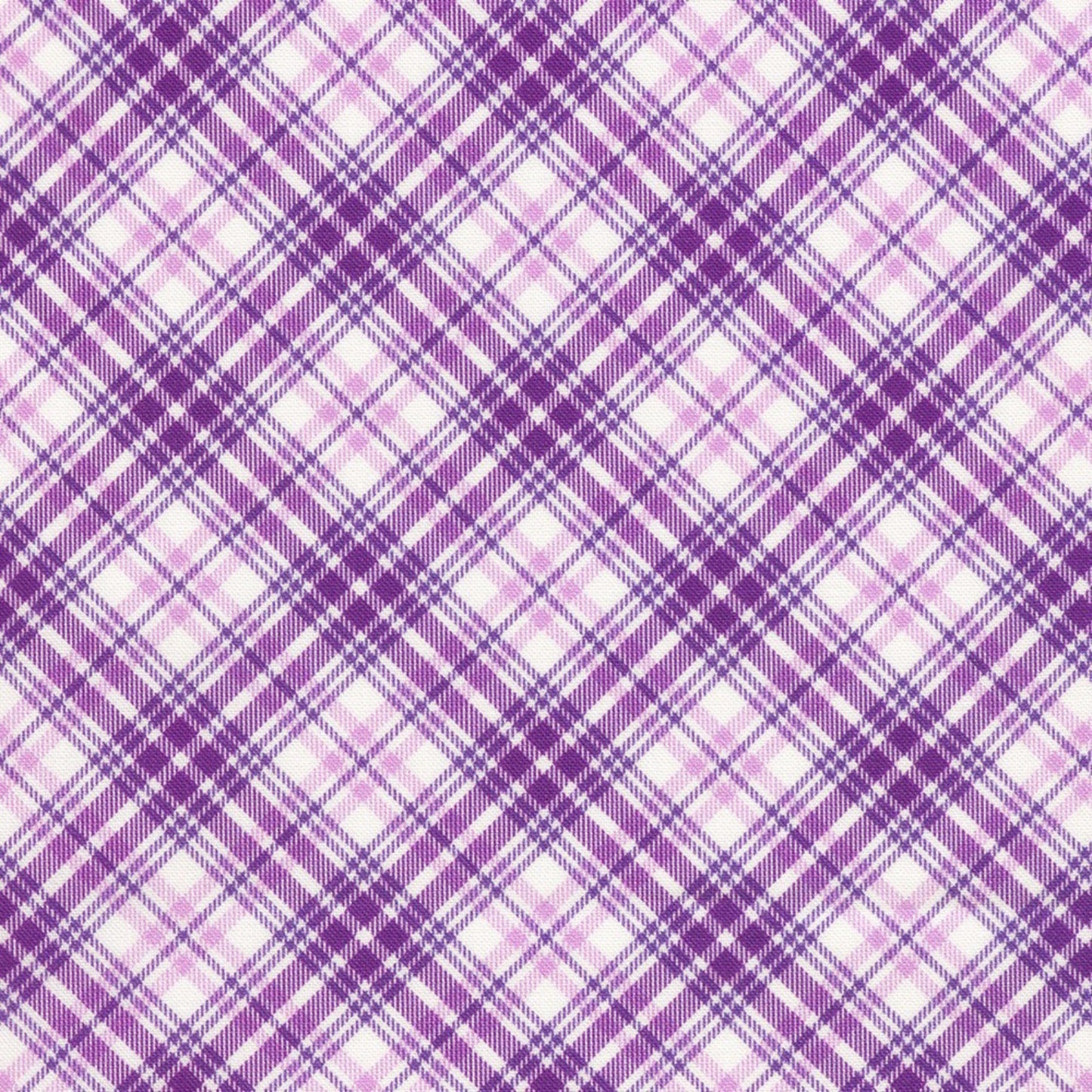 Plaid pattern with purple and white colors