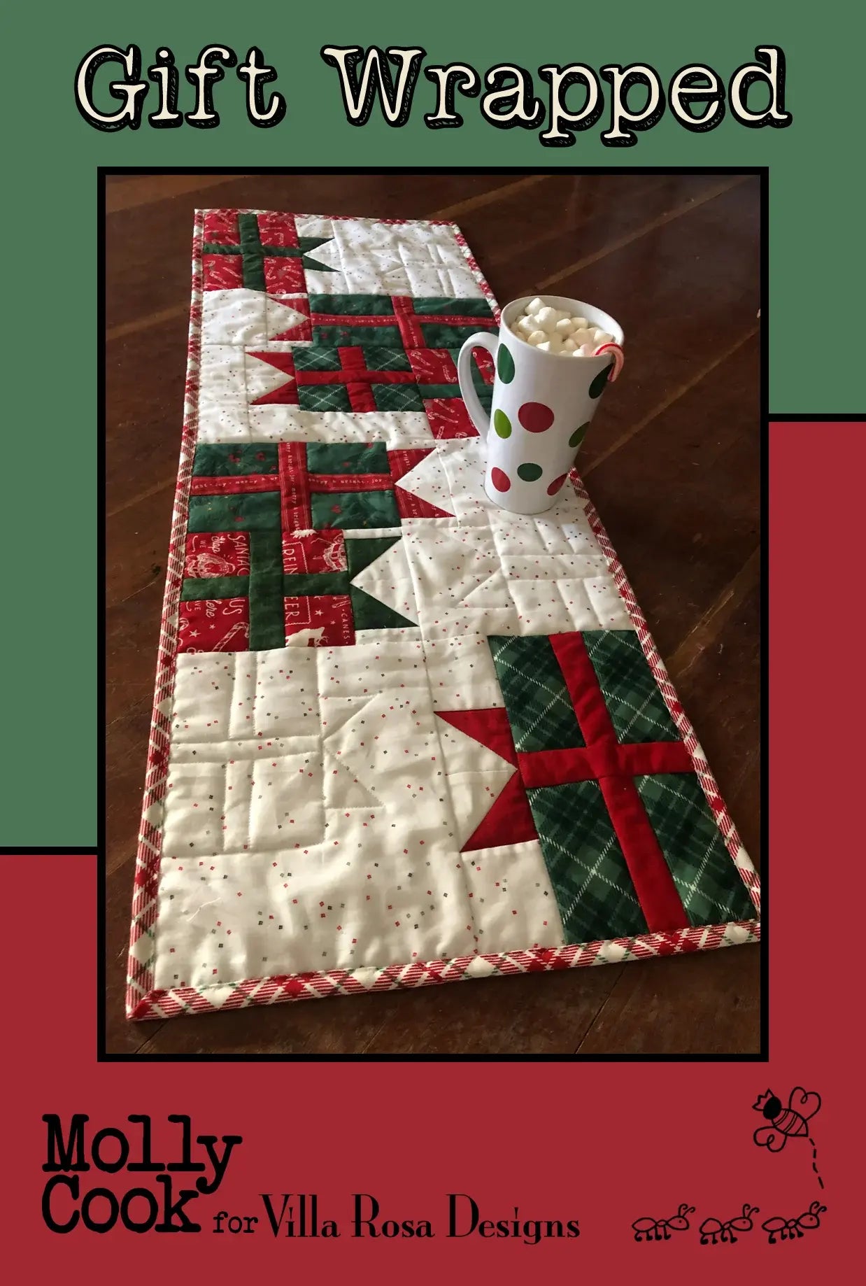 Gift Wrapped - Postcard Table Runner Pattern