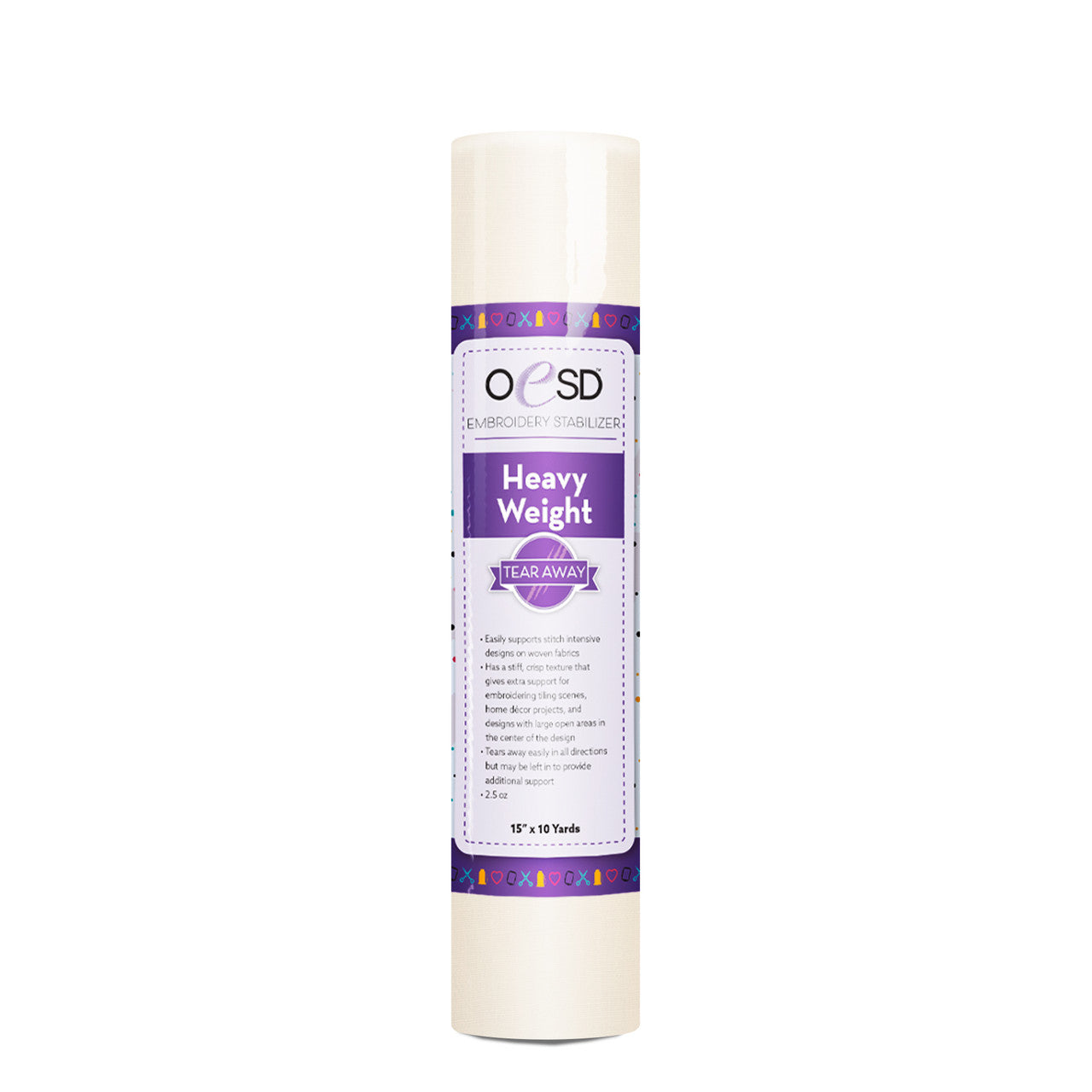 Heavy Weight TearAway White 2.5oz - 10" x 10 yd