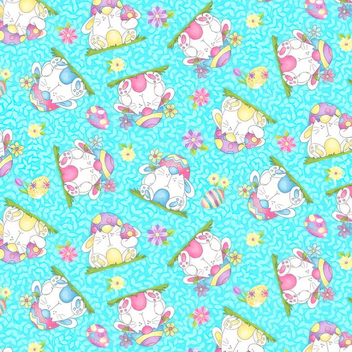 Gnomies - Bunnies Tossed - Blue