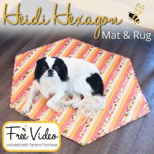 Heidi Hexagon Serger Mat & Rug