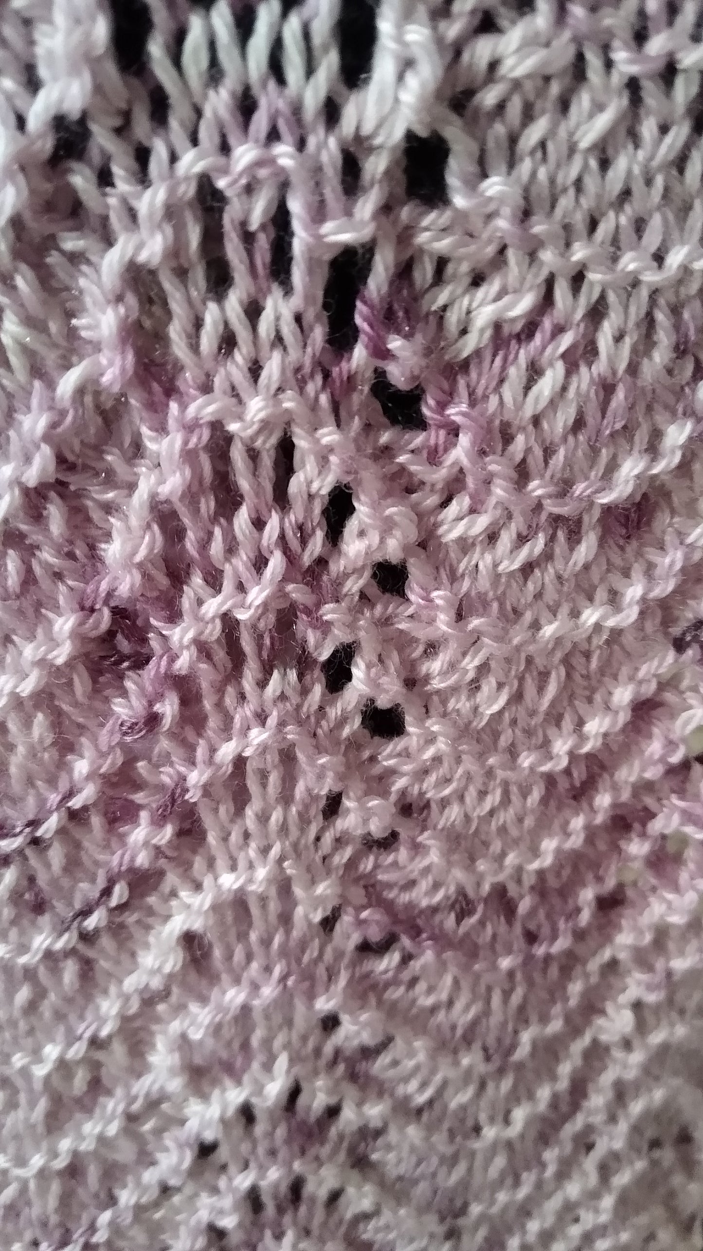 Feather & Fan Scarf - Knitting