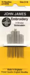 JJ Embroidery/Crewel Needles Size 9