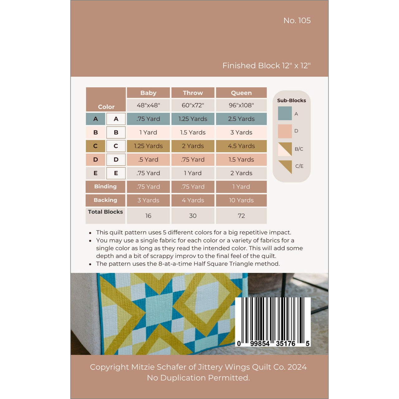 Relentless - Quilt Pattern