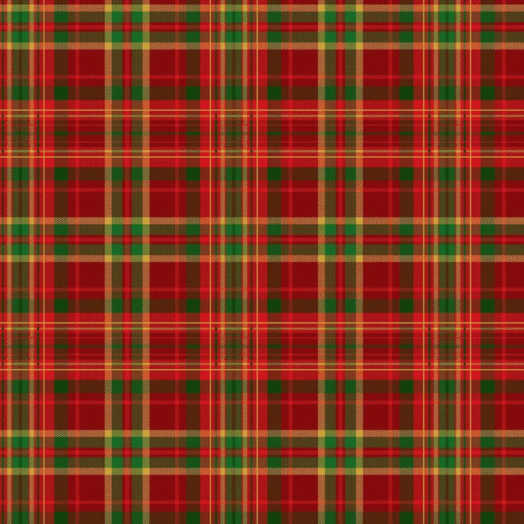 Joyful Metallic - Tartan Plaid - Holiday
