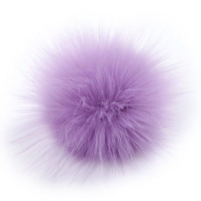 Jumbo Pom Pom w/Snap - Lavender
