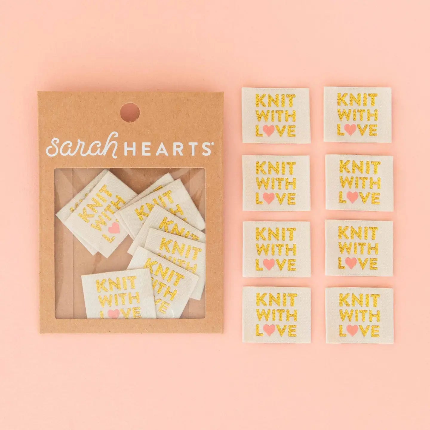 Knit with Love - Label 8pc