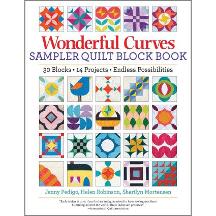 Wonderful Curves Sampler Quilt Block Book