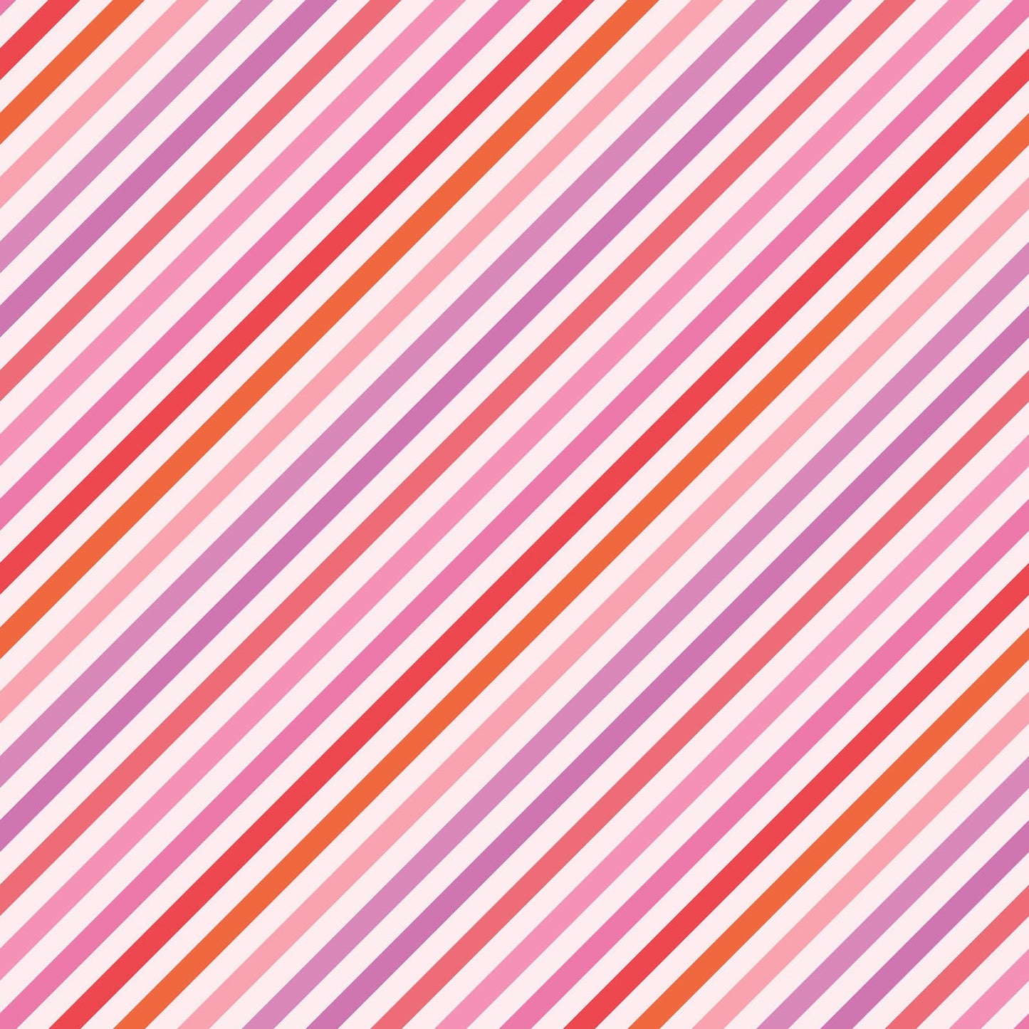 Sweet Shoppe - Bias Stripes - Pink