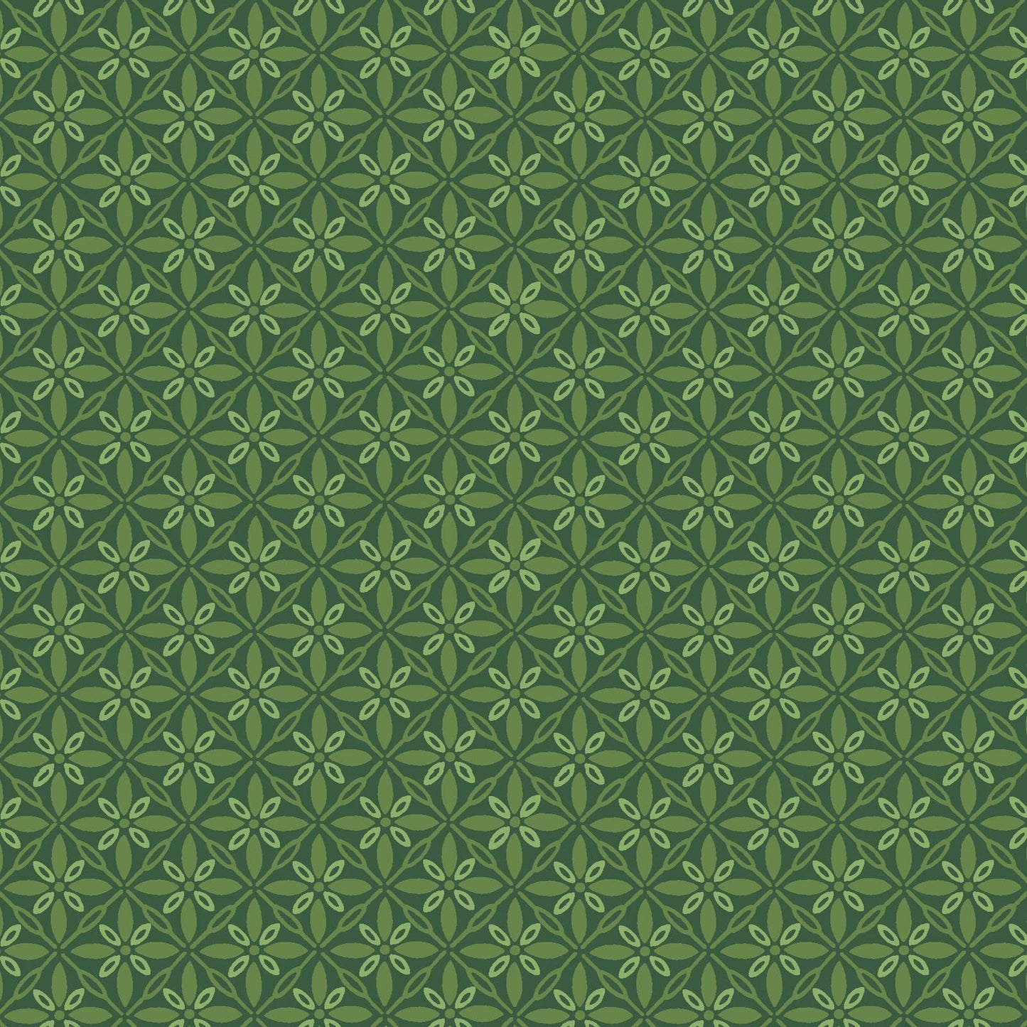 Kimberbell Basics  - Tufted Star - Dark Green