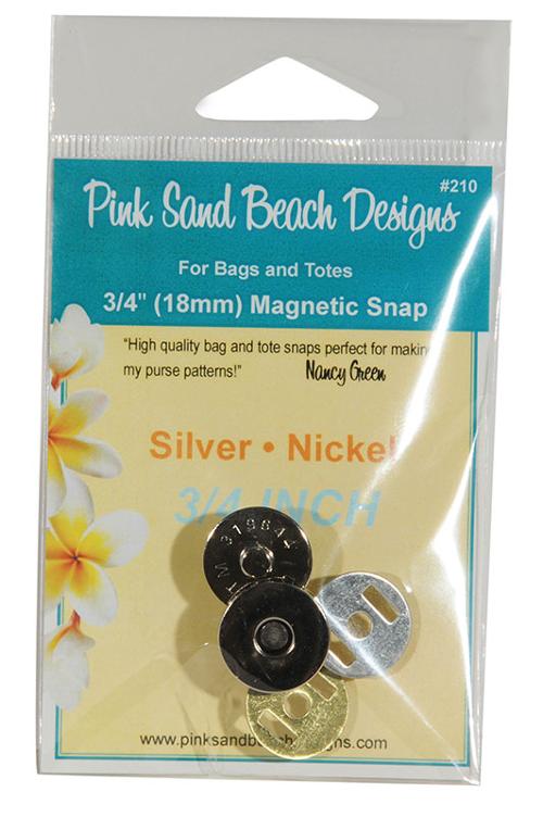 Magnetic Snap 3/4" Nickel