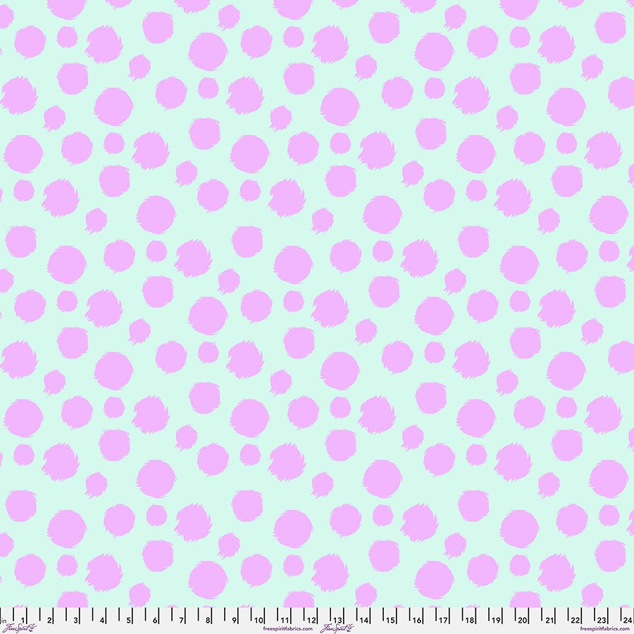 Tabby Road  Deja Vu Minky - Fur Ball - Technomint