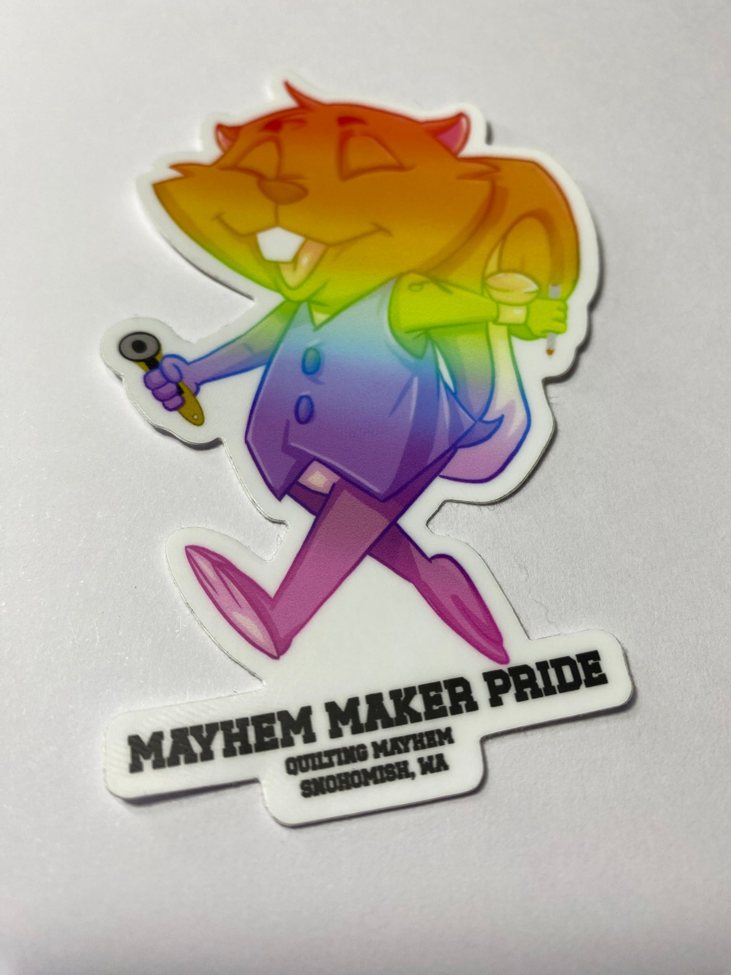 Mayhem Maker Pride Sticker
