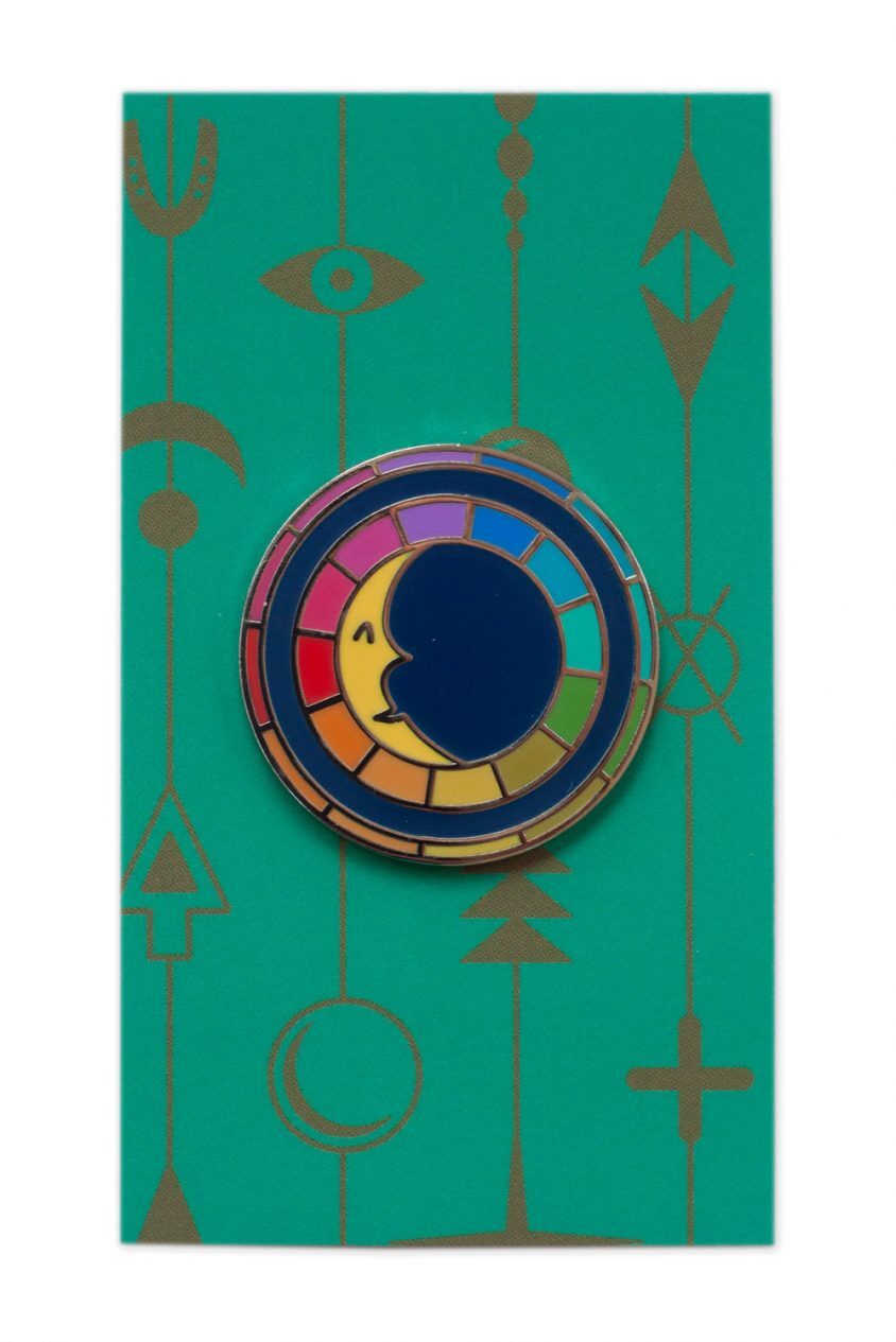 Moon Enamel Pin