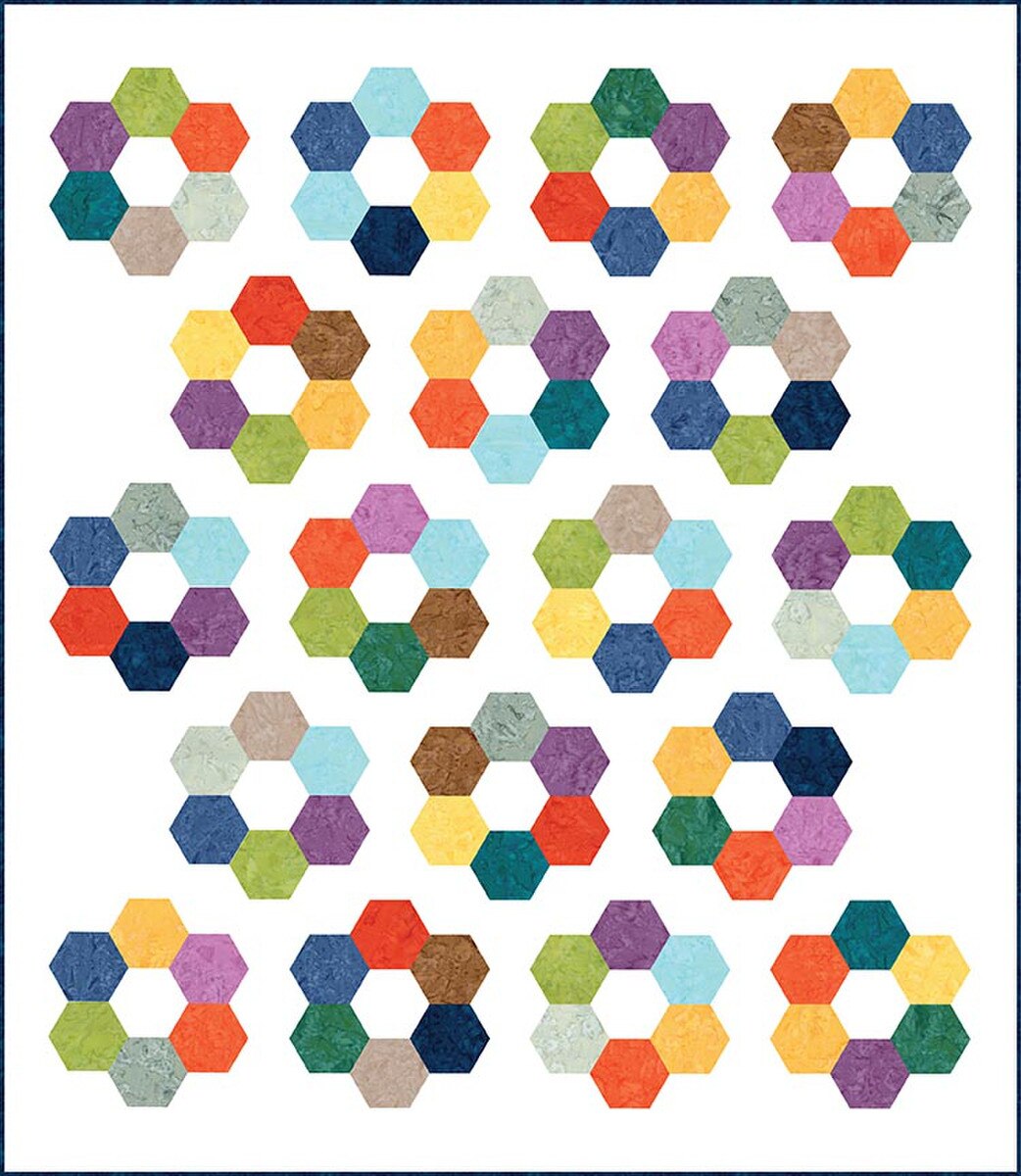 Hexi Bloom - Quilt Pattern