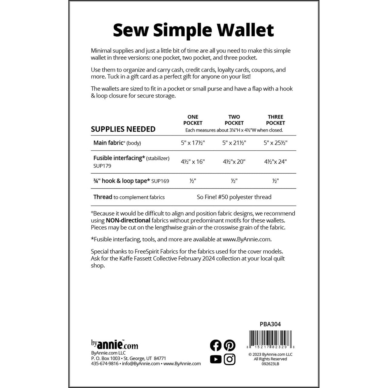 Sew Simple Wallet