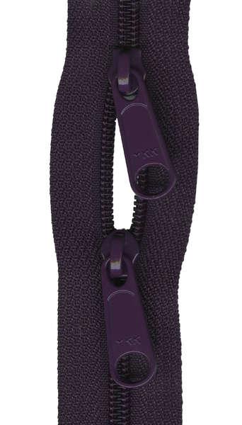 Zipper 30" Double Slide - Eggplant