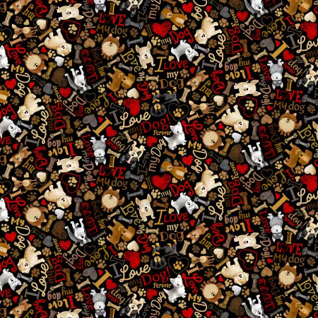 Softies - Tossed Dogs 58"/60"