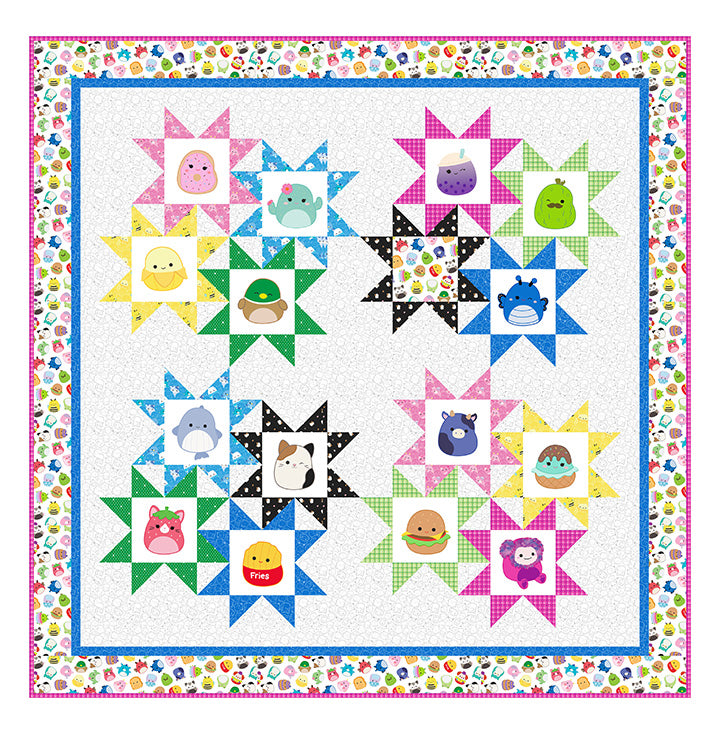 Squishmallows - Squad Stars - Digital Quilt
