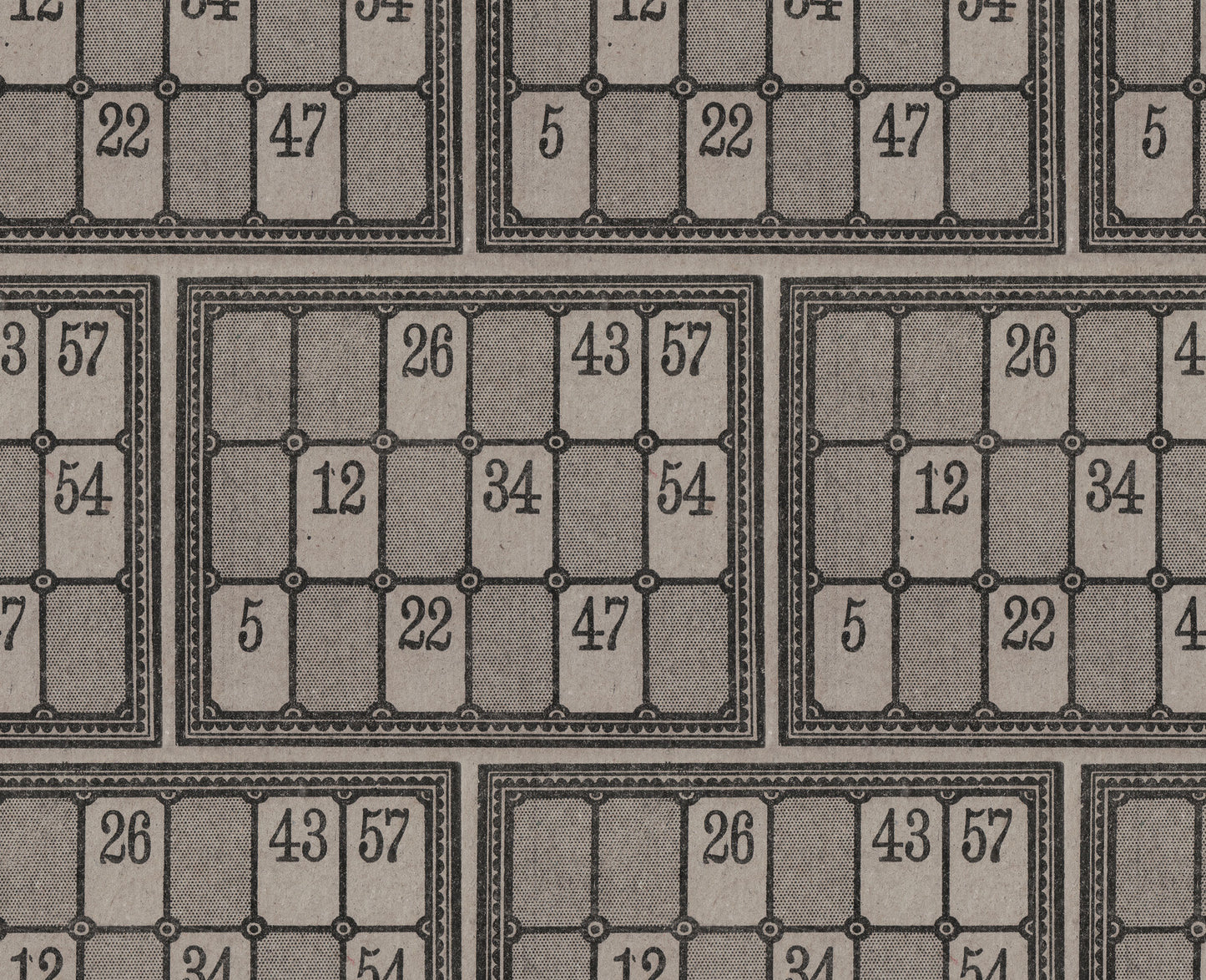 Eclectic Elements - Charcoal - Numbers