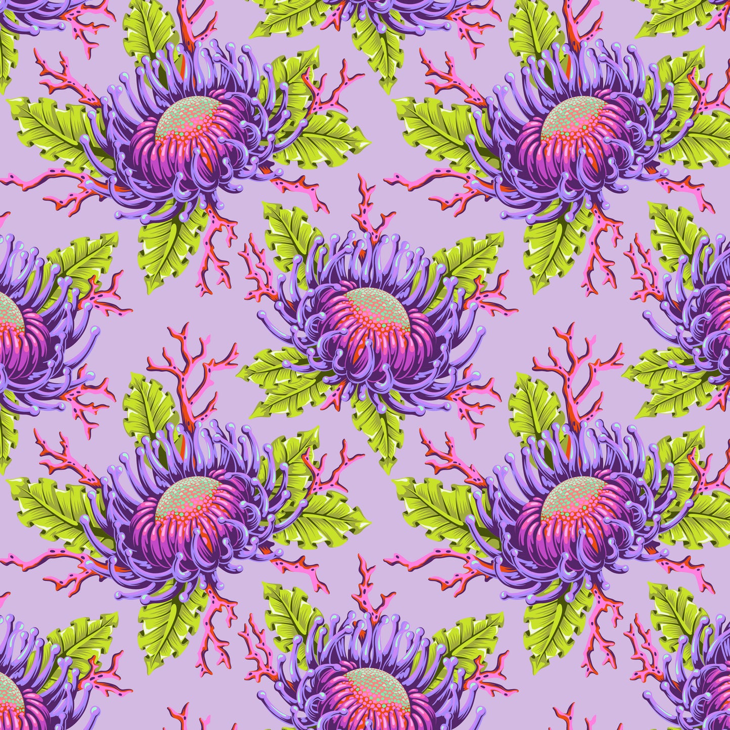 Preorder - Floral Reef - Friends & Anemones - Ultraviolet