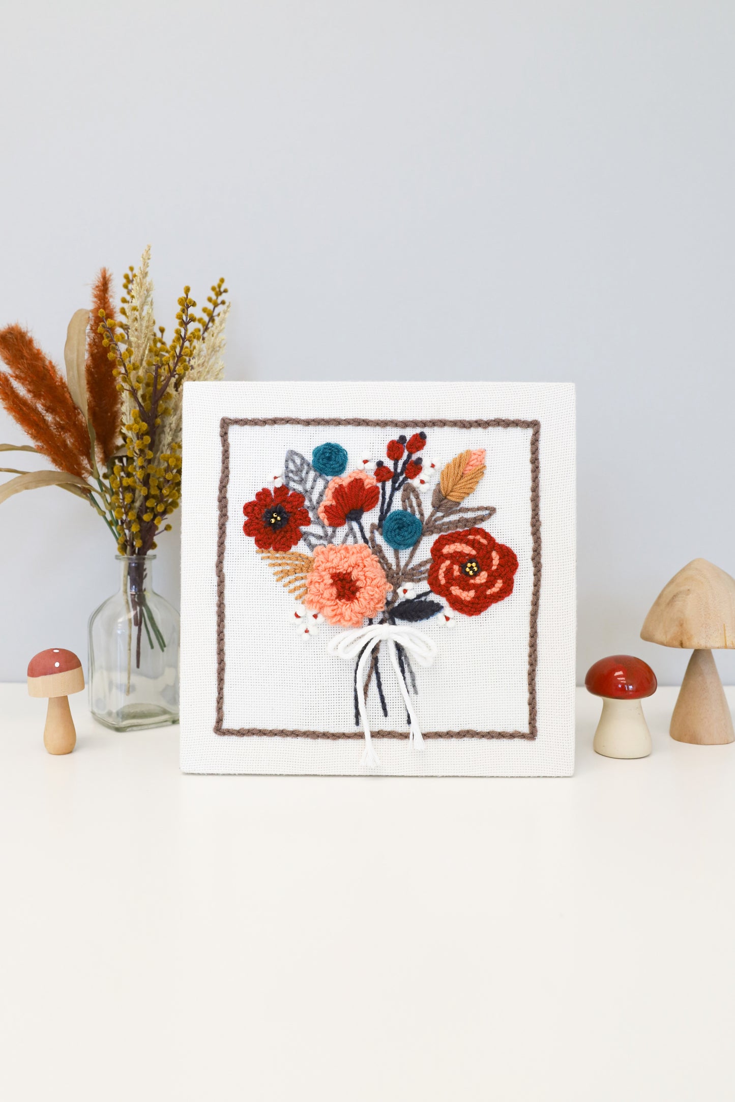 Pre-Order - Punch Needle Kit - Boho Blossom