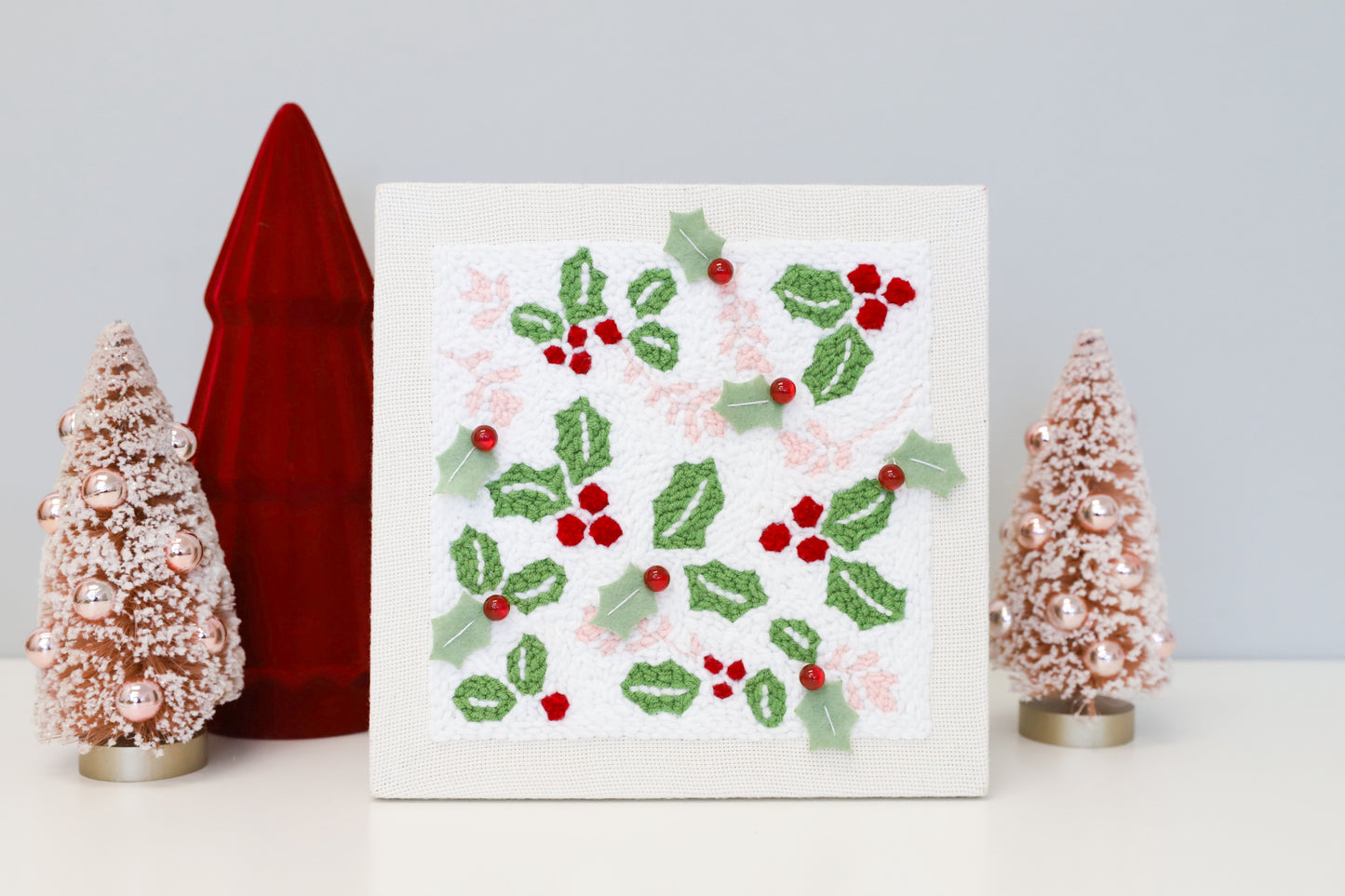 Punch Needle Kit - Happy Holly-Days