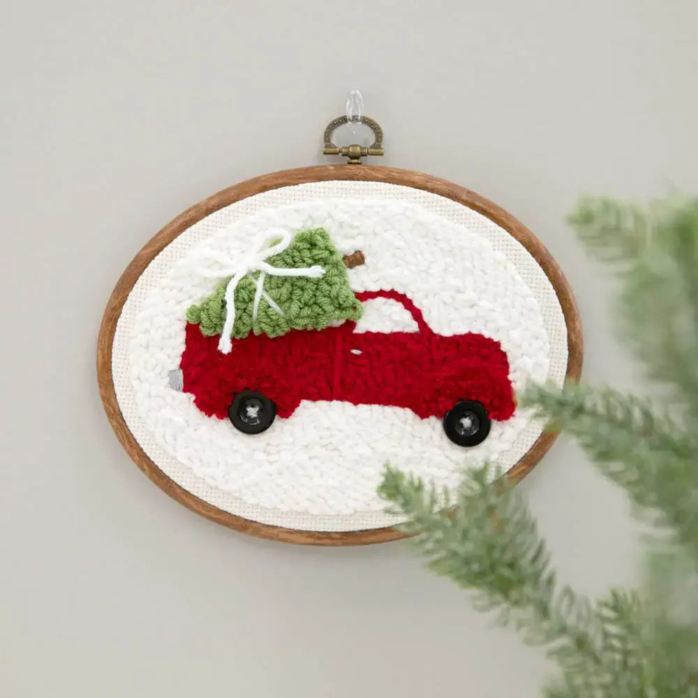 Punch Needle Kit - Merrily We Roll Along