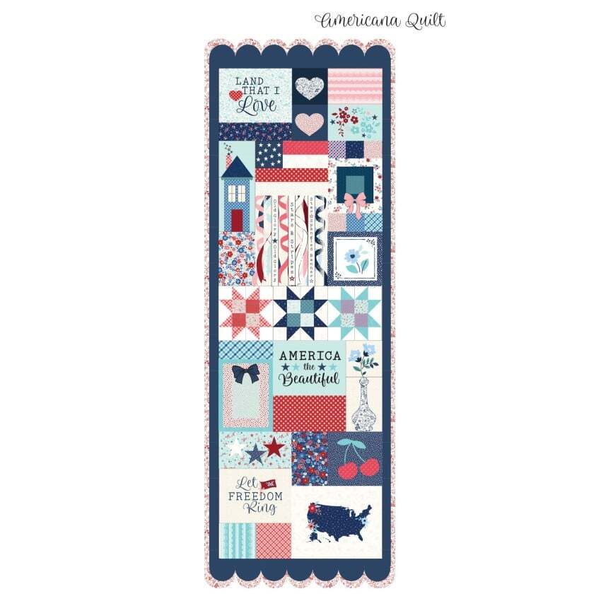 Star-Spangled Beauty - Ladder Quilt - Embellishment Kit