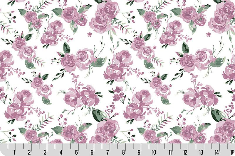 Quilting Cuddle - Garden Bouquet - Snow