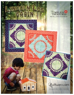 Lincoln Log Cabin Table Topper