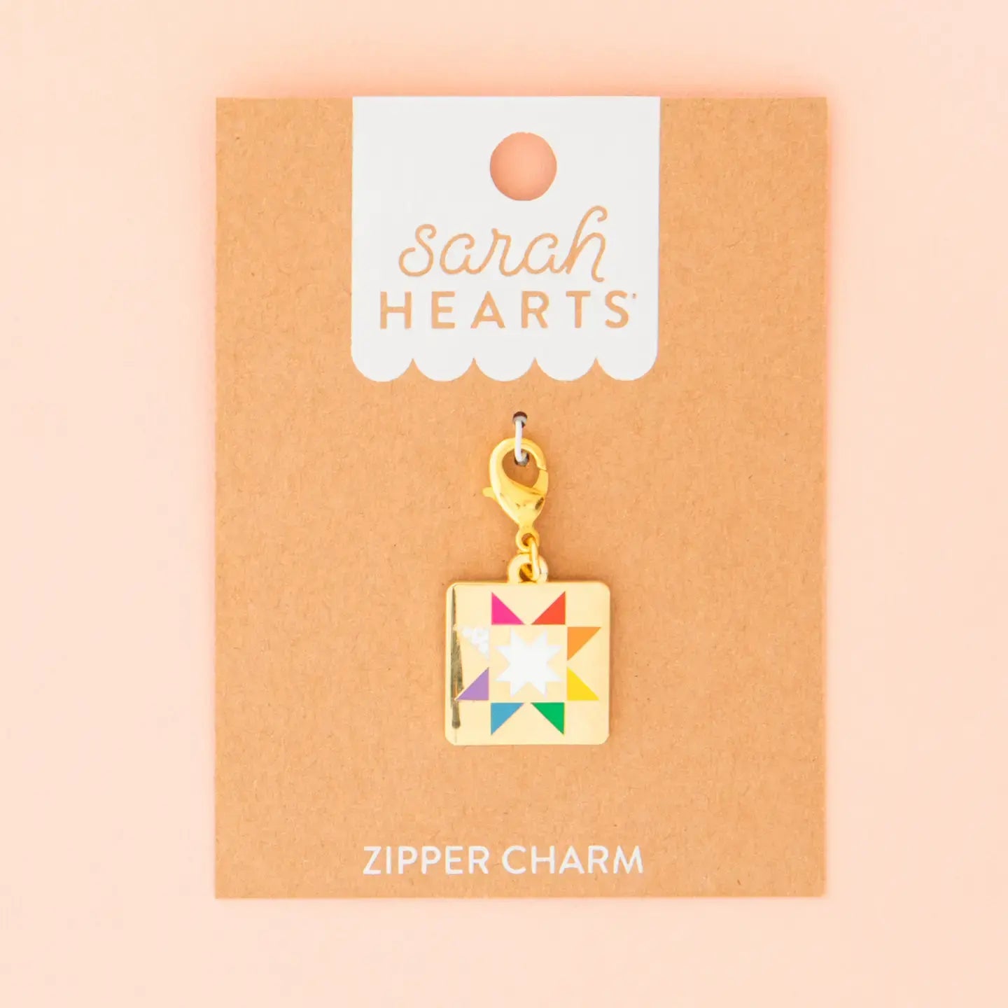 Quilt Star - Zipper Charm