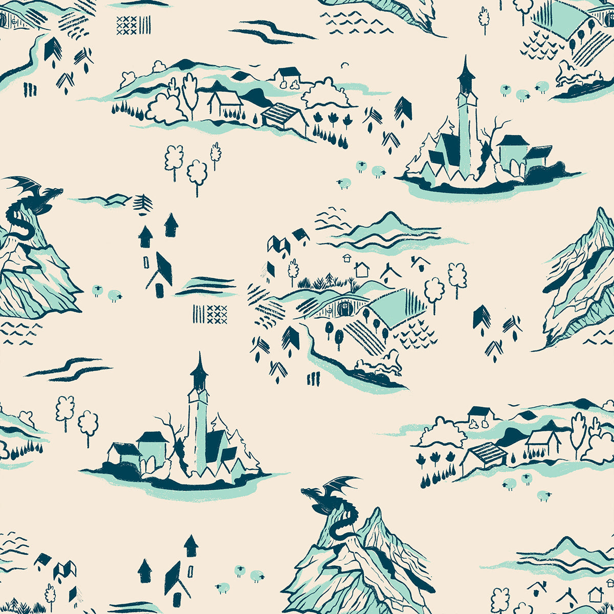 Fire Glow - Mountain Town - Frost