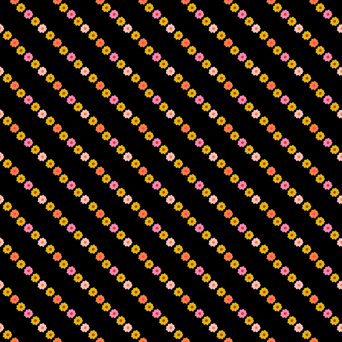 Ooh Lucky Lucky - Garland - Black