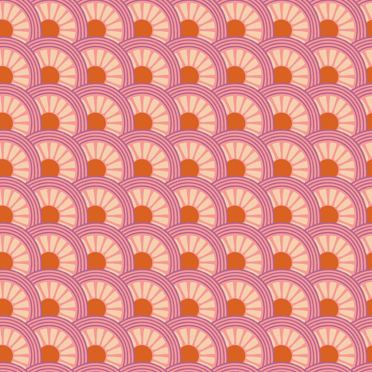 Favorite Flowers - Daisy Wheel - Melon