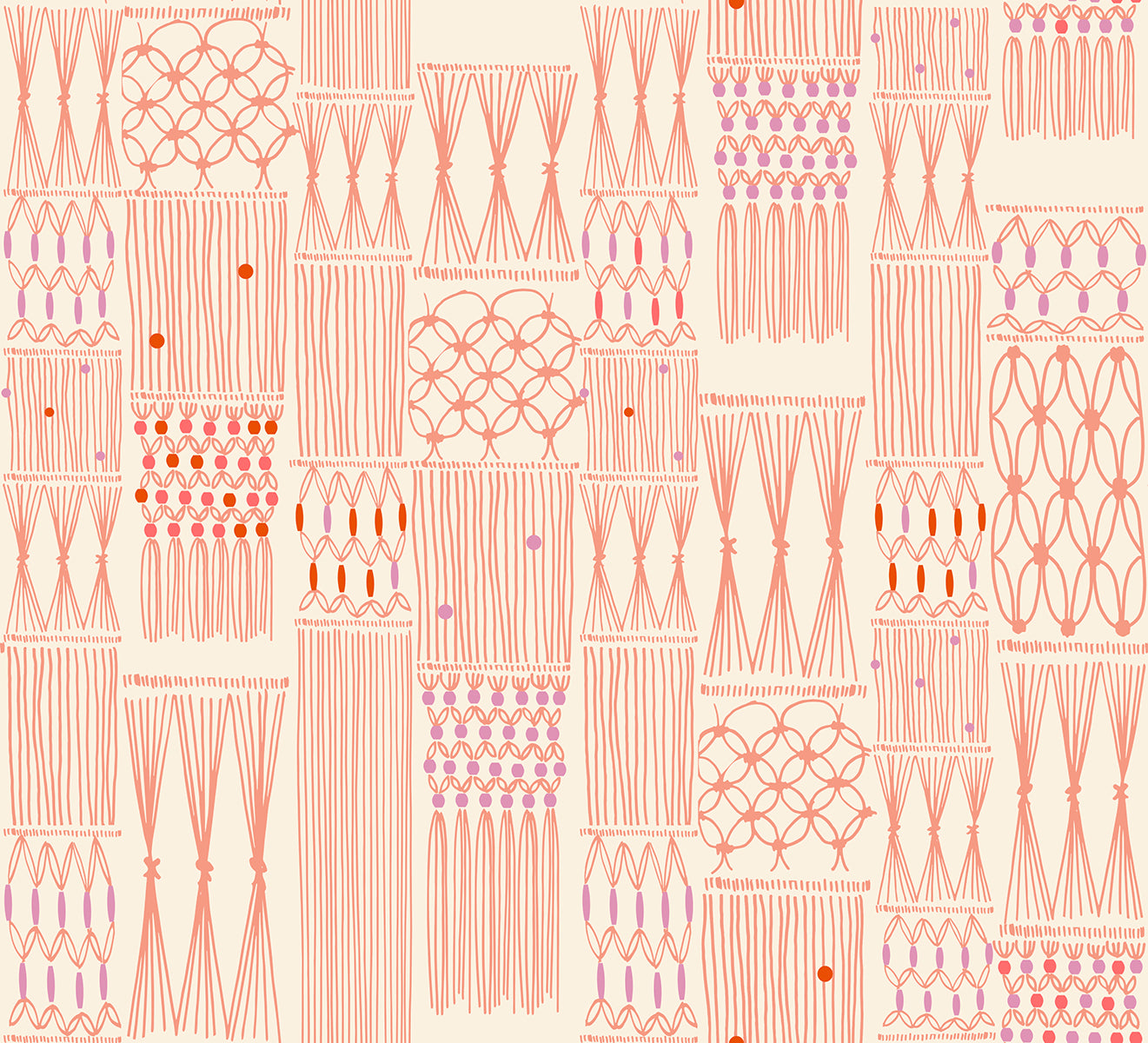 Calathea - Wall Hanging - Melon