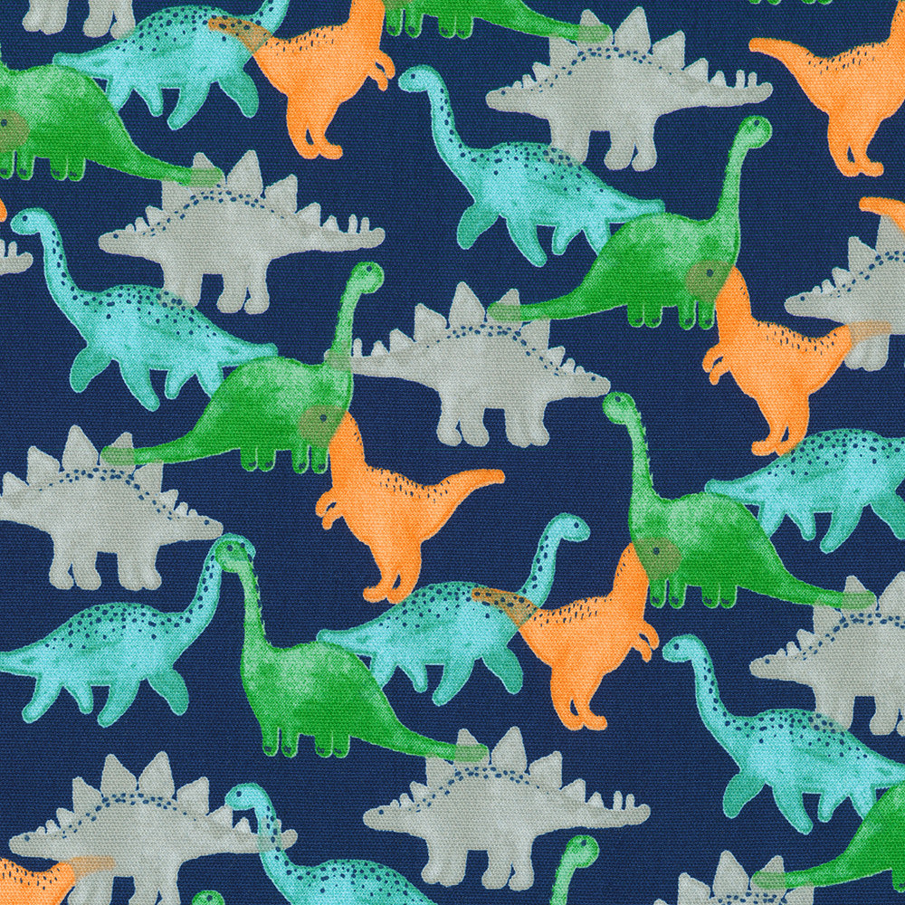 Canvas - Dinos - Navy