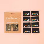 Love Pride Heart Label