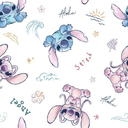 Disney - Stitch and Angel Sketch